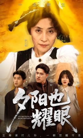 短剧《夕阳也耀眼》海报