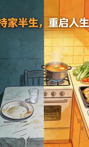 短剧《持家半生，重启人生》海报