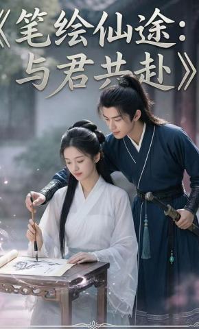 短剧《笔绘仙途：与君共赴》海报