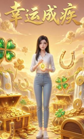 短剧《幸运成疾》海报