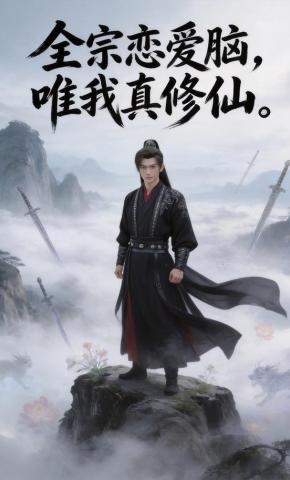 短剧《全宗恋爱脑，唯我真修仙》海报