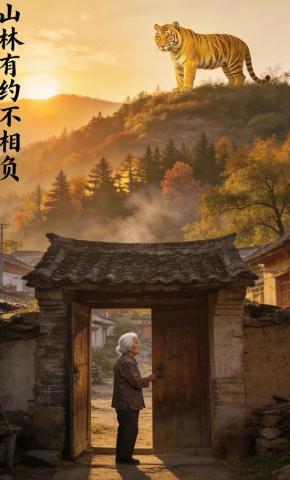 短剧《山林有约不相负》海报