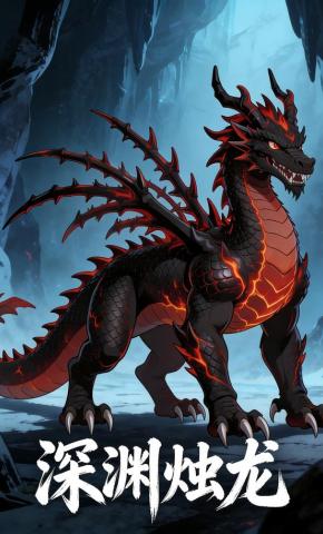 短剧《深渊烛龙》海报