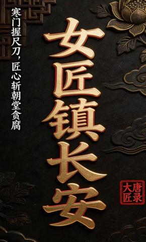 短剧《女匠镇长安》海报