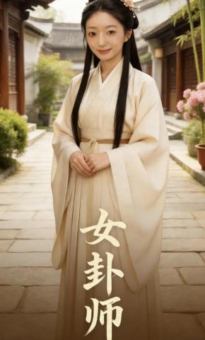 短剧《女卦师》海报