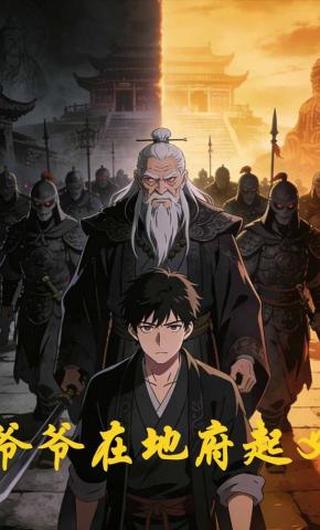 短剧《爷爷在地府起义》海报