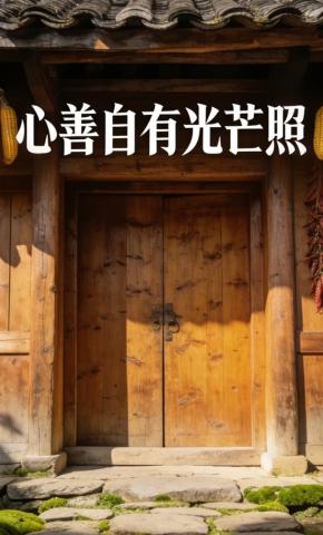 短剧《心善自有光芒照》海报