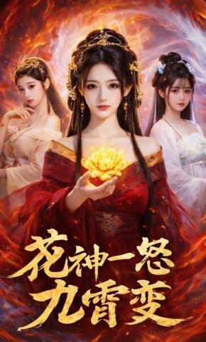 短剧《花神一怒九霄变》海报