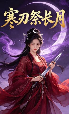 短剧《寒刃祭长月》海报