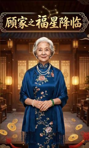 短剧《顾家之福星降临》海报