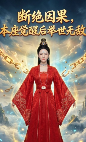 短剧《断绝因果，本座觉醒后举世无敌》海报
