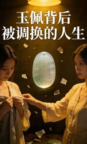 短剧《玉佩背后被调换的人生》海报