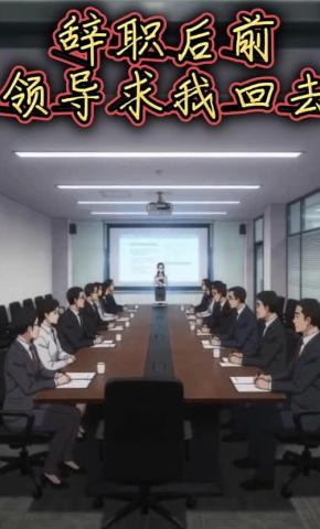 短剧《辞职后前领导求我回去》海报