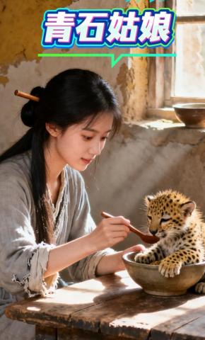 短剧《青石姑娘》海报