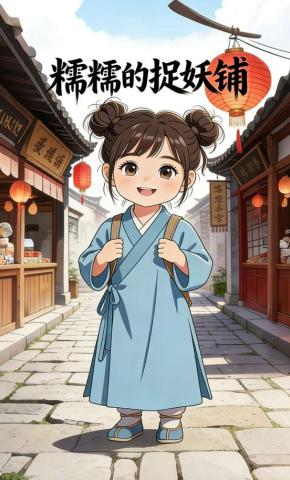 短剧《糯糯的捉妖铺》海报