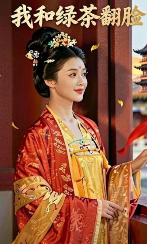 短剧《我和绿茶翻脸》海报