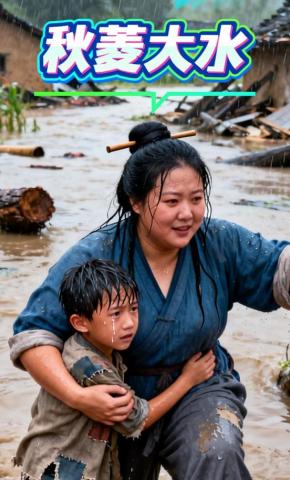 短剧《秋菱大水》海报