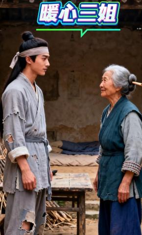 短剧《暖心三姐》海报