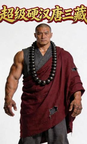 短剧《超级硬汉唐三藏》海报