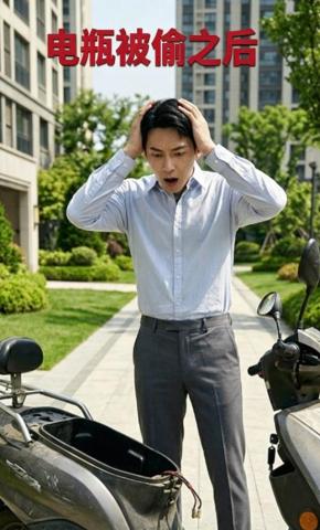 短剧《电瓶被偷之后》海报