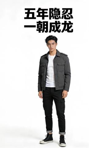短剧《五年隐忍一朝成龙》海报
