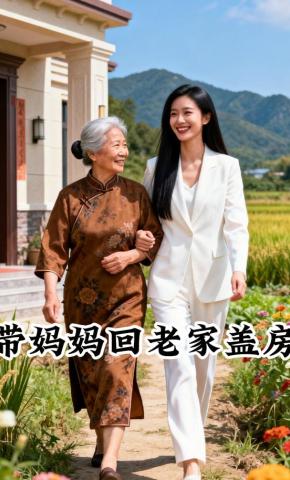 短剧《带妈妈回老家盖房》海报