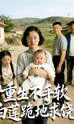 短剧《重生不手软，白莲跪地求饶》海报