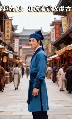 短剧《穿越古代：我的商铺火爆古今》海报