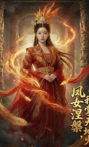 短剧《凤女涅槃，我掌天地火》海报