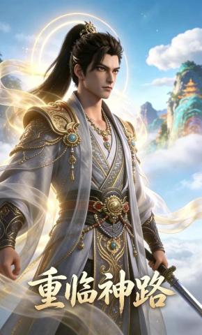 短剧《重临神路》海报