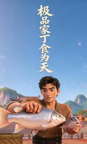 短剧《极品家丁食为天》海报