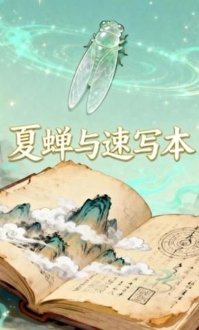 短剧《夏蝉与速写本》海报