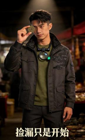 短剧《捡漏只是开始》海报