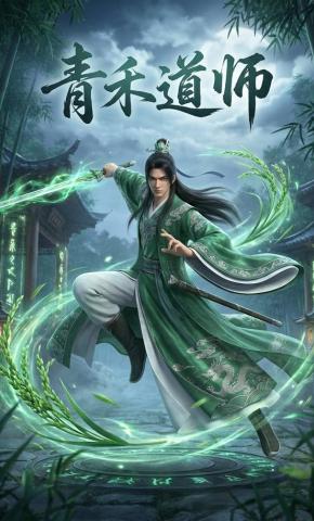 短剧《青禾道师》海报