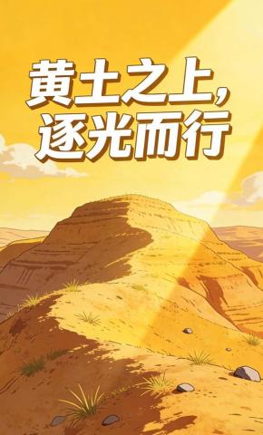 短剧《黄土之上逐光而行》海报