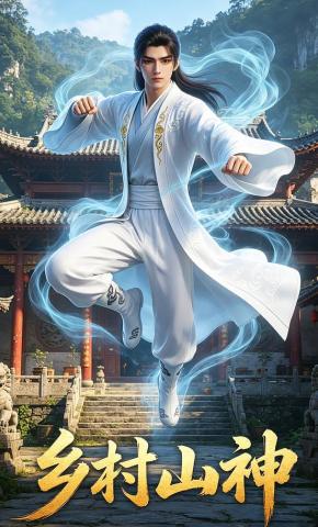 短剧《乡村山神》海报