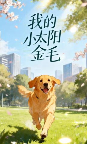 短剧《我的小太阳金毛》海报