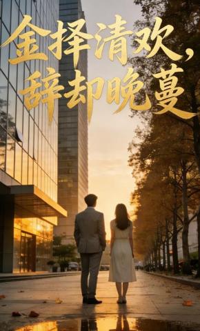 短剧《金择清欢，辞却晚蔓》海报