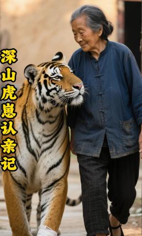 短剧《深山虎崽认亲记》海报