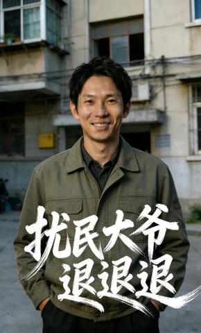 短剧《扰民大爷退退退》海报