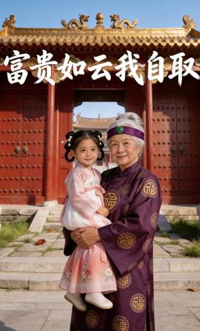 短剧《富贵如云我自取》海报