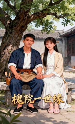 短剧《槐院一世缘》海报