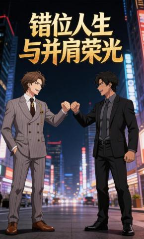 短剧《错位人生与并肩荣光》海报