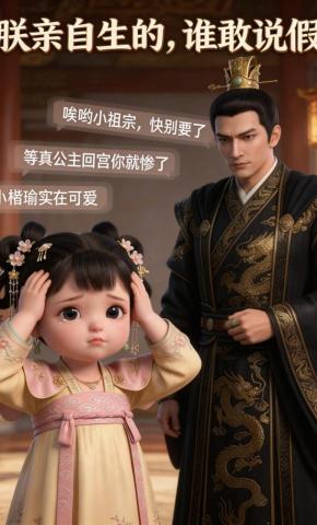 短剧《朕亲自生的，谁敢说假！》海报