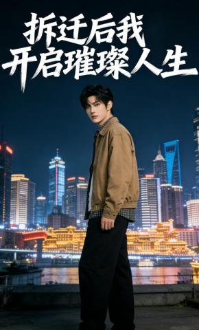 短剧《拆迁后我开启璀璨人生》海报