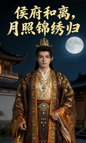 短剧《侯府和离，月照锦绣归》海报
