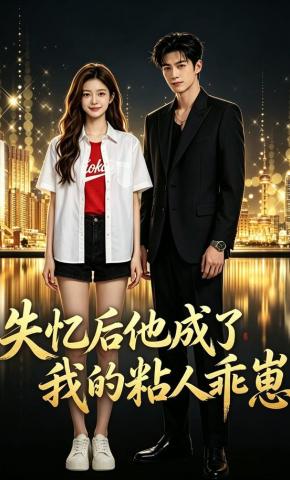 短剧《失忆后他成了我的粘人乖崽》海报