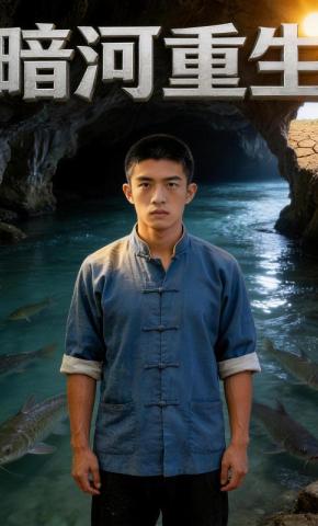 短剧《暗河重生》海报