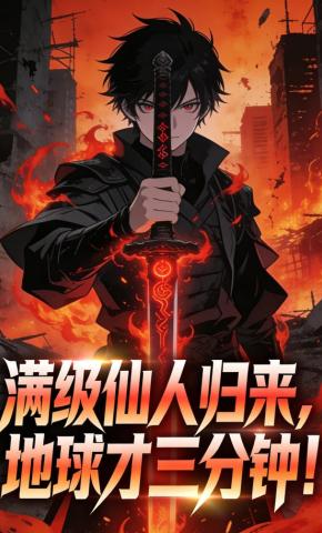 短剧《满级仙人归来，地球才三分钟》海报