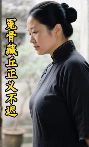 短剧《冤骨藏丘正义不迟》海报